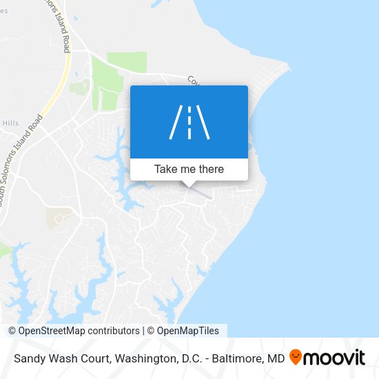 Sandy Wash Court map