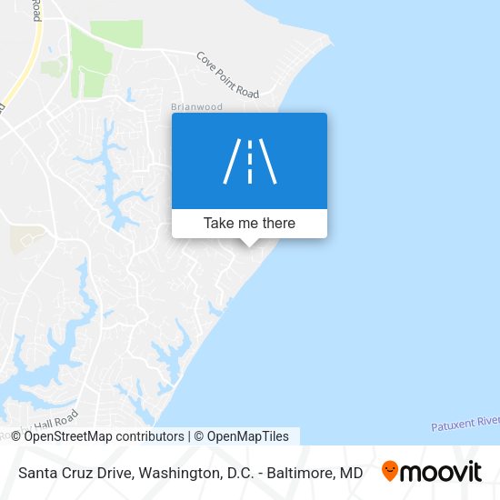 Mapa de Santa Cruz Drive