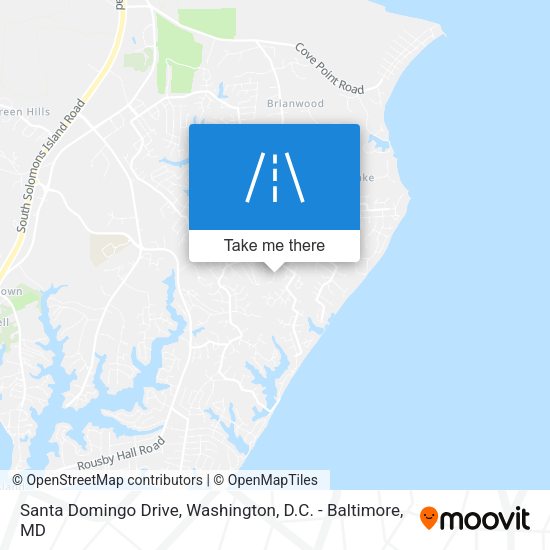 Santa Domingo Drive map