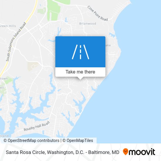 Mapa de Santa Rosa Circle