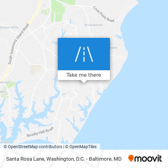 Santa Rosa Lane map