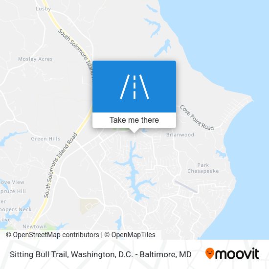 Sitting Bull Trail map