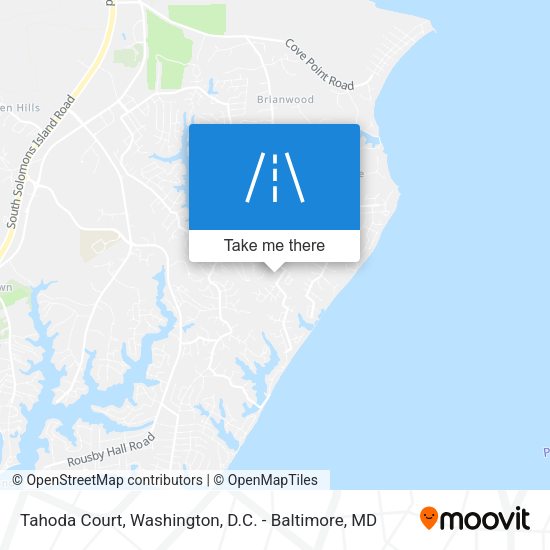 Tahoda Court map