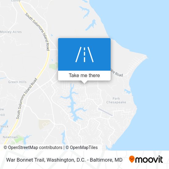 Mapa de War Bonnet Trail