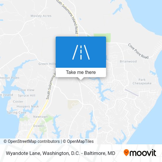 Wyandote Lane map