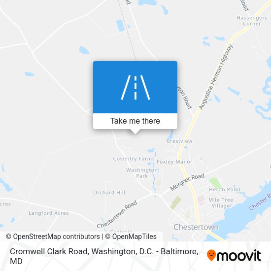 Mapa de Cromwell Clark Road