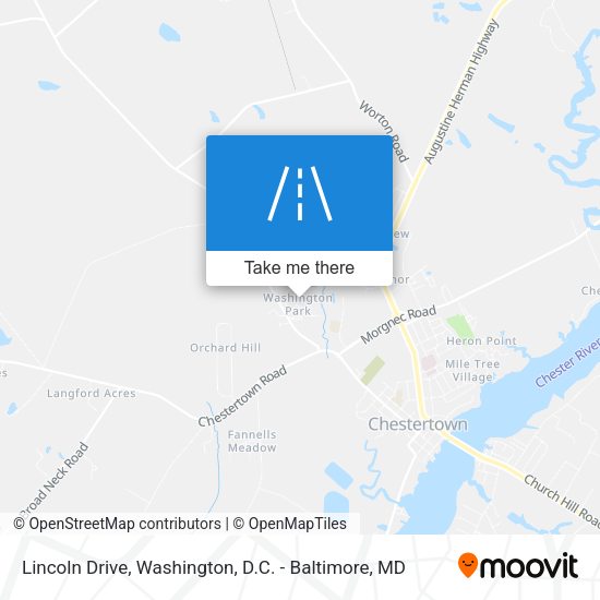 Lincoln Drive map