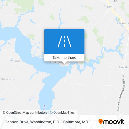 Gannon Drive map