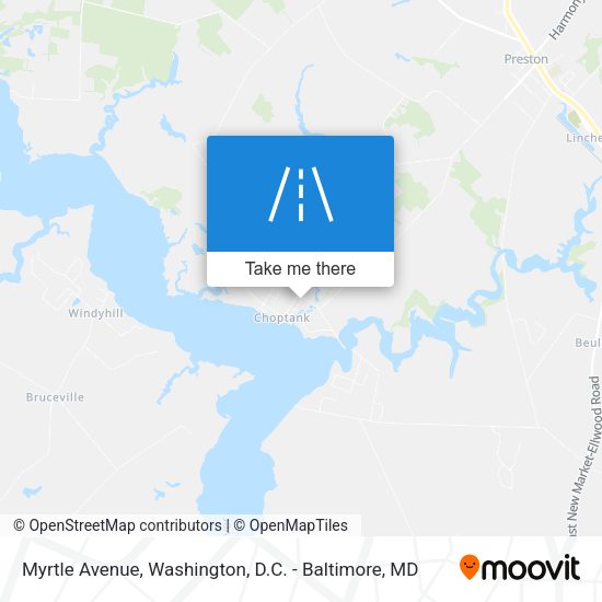 Myrtle Avenue map