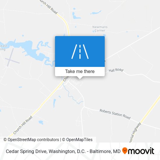 Cedar Spring Drive map