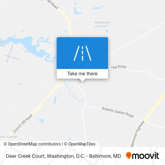 Deer Creek Court map