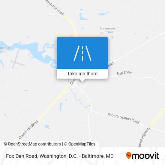 Mapa de Fox Den Road