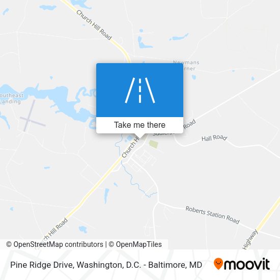 Pine Ridge Drive map