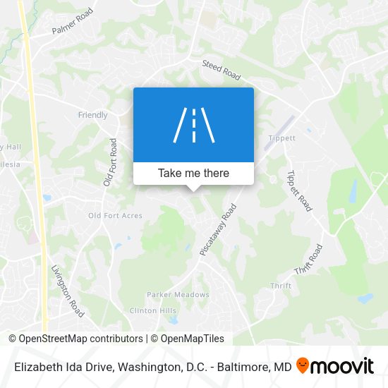 Elizabeth Ida Drive map