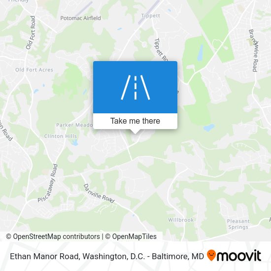 Ethan Manor Road map