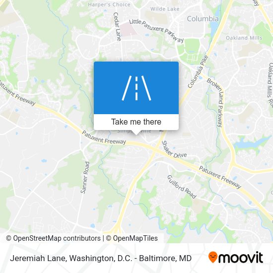 Mapa de Jeremiah Lane