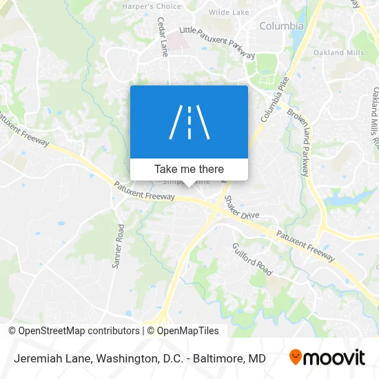 Jeremiah Lane map