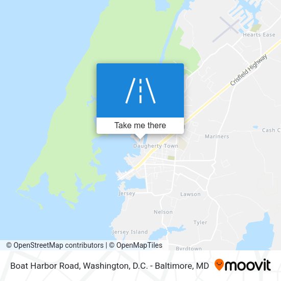 Boat Harbor Road map
