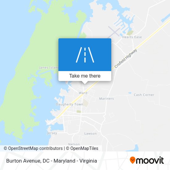 Burton Avenue map