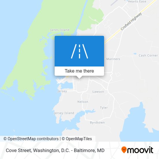 Cove Street map