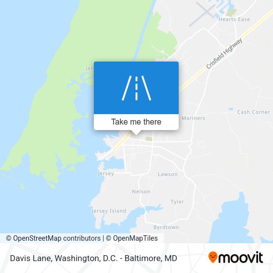 Mapa de Davis Lane