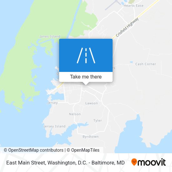 East Main Street map