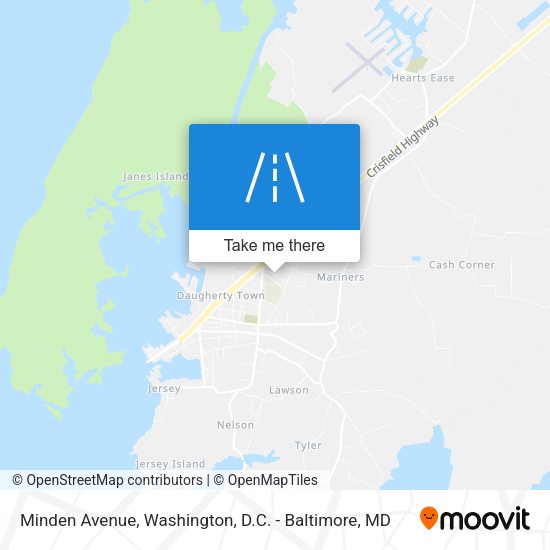 Mapa de Minden Avenue