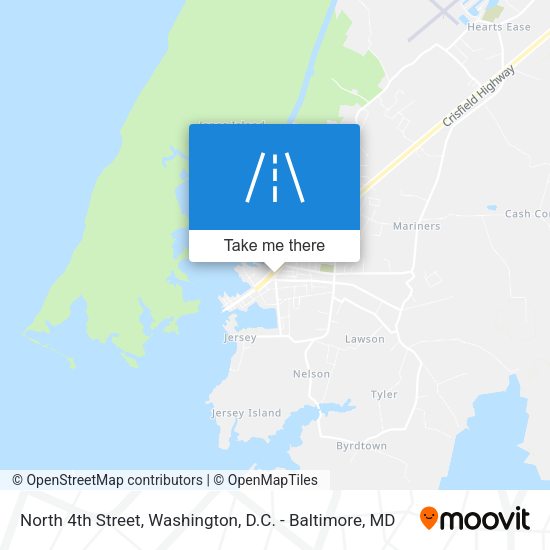 Mapa de North 4th Street