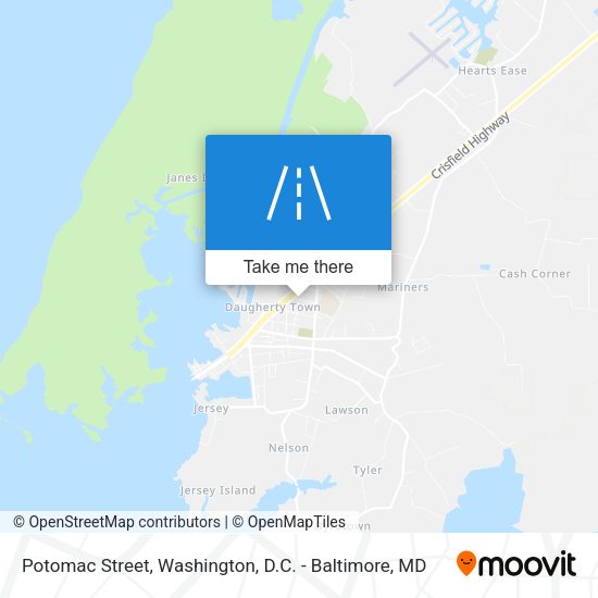 Potomac Street map