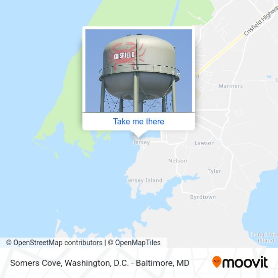 Mapa de Somers Cove