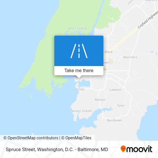 Mapa de Spruce Street