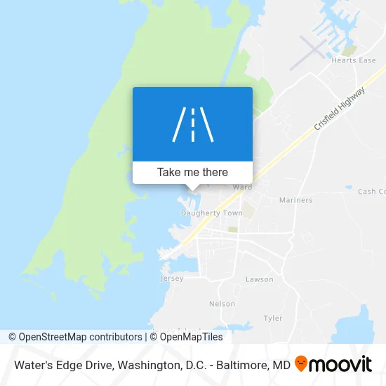 Water's Edge Drive map