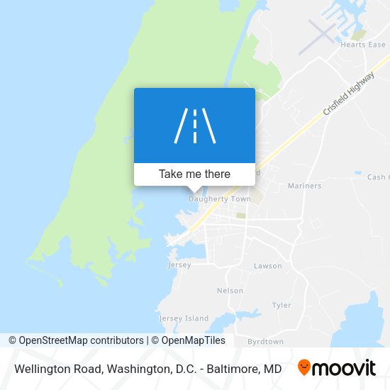 Mapa de Wellington Road