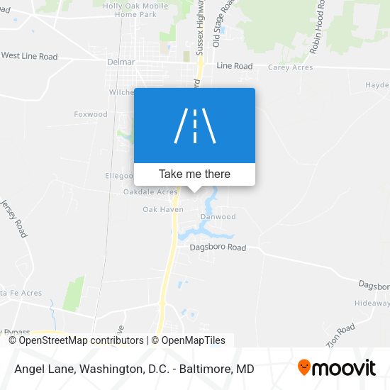 Angel Lane map