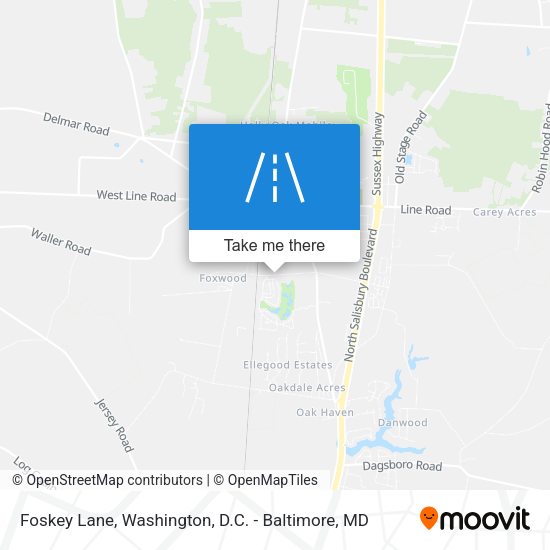 Mapa de Foskey Lane