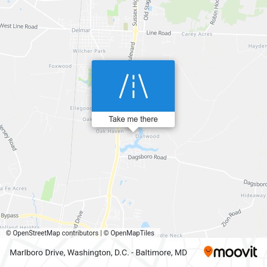 Mapa de Marlboro Drive