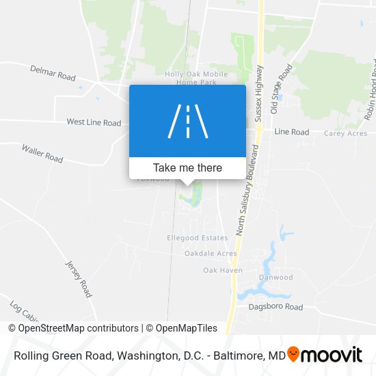 Rolling Green Road map