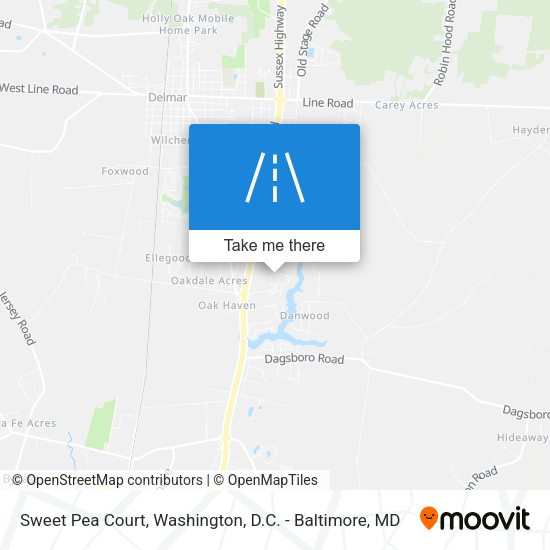 Sweet Pea Court map