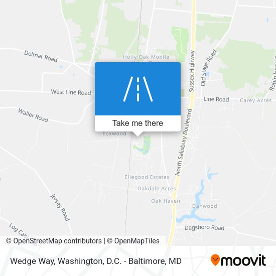 Wedge Way map
