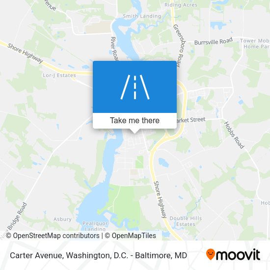 Mapa de Carter Avenue