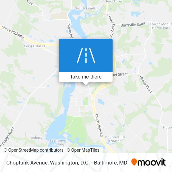 Choptank Avenue map