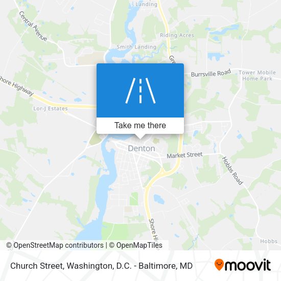 Church Street map