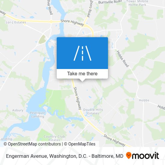 Engerman Avenue map