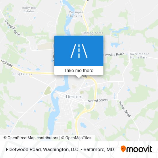 Fleetwood Road map