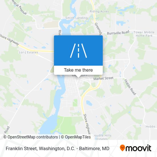 Mapa de Franklin Street