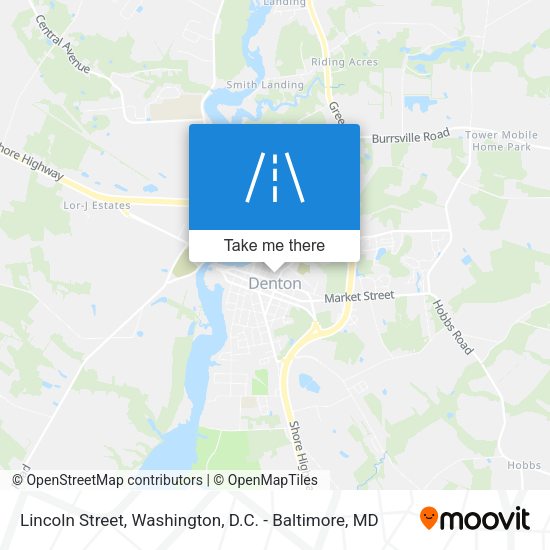 Lincoln Street map