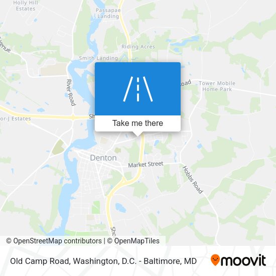 Old Camp Road map