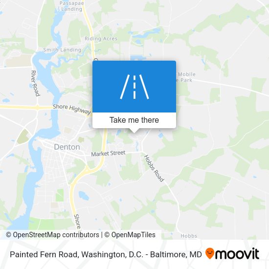 Mapa de Painted Fern Road