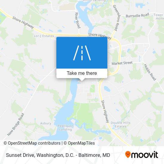 Sunset Drive map