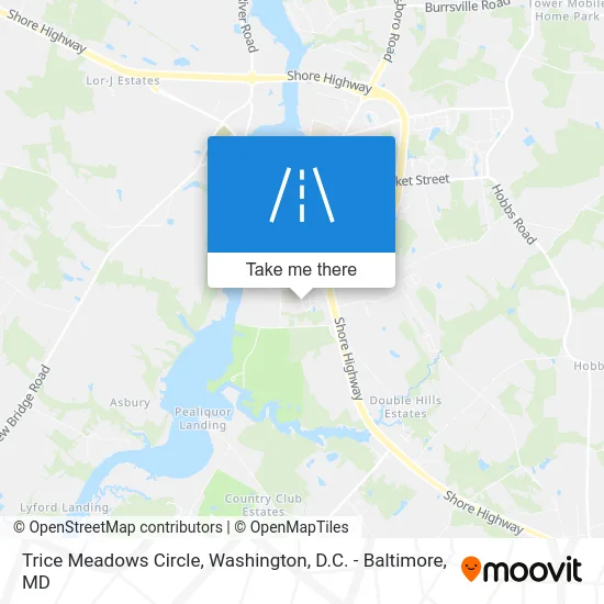Trice Meadows Circle map